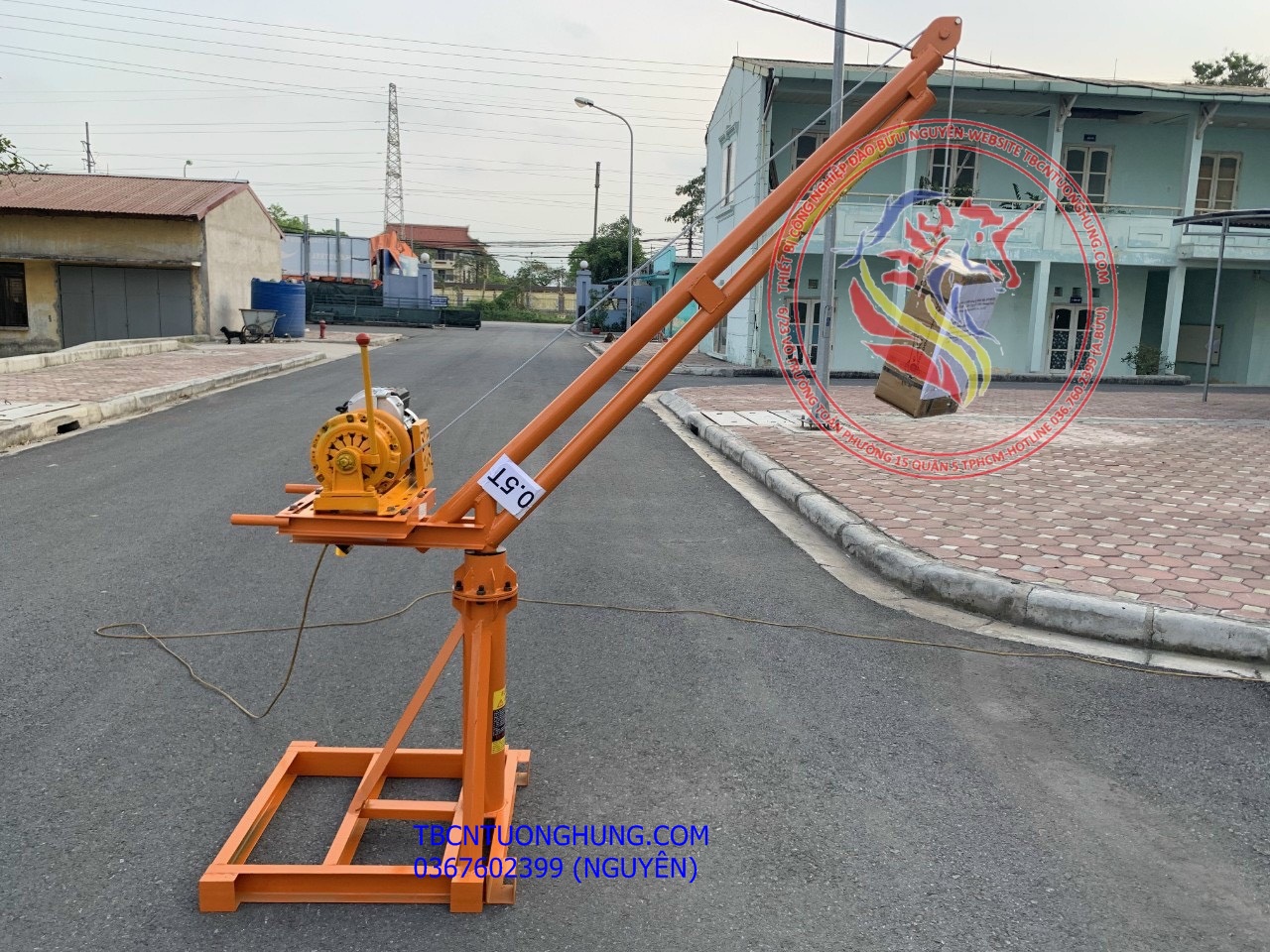 Khung cẩu xoay 500kg 360 độ Taiwan type