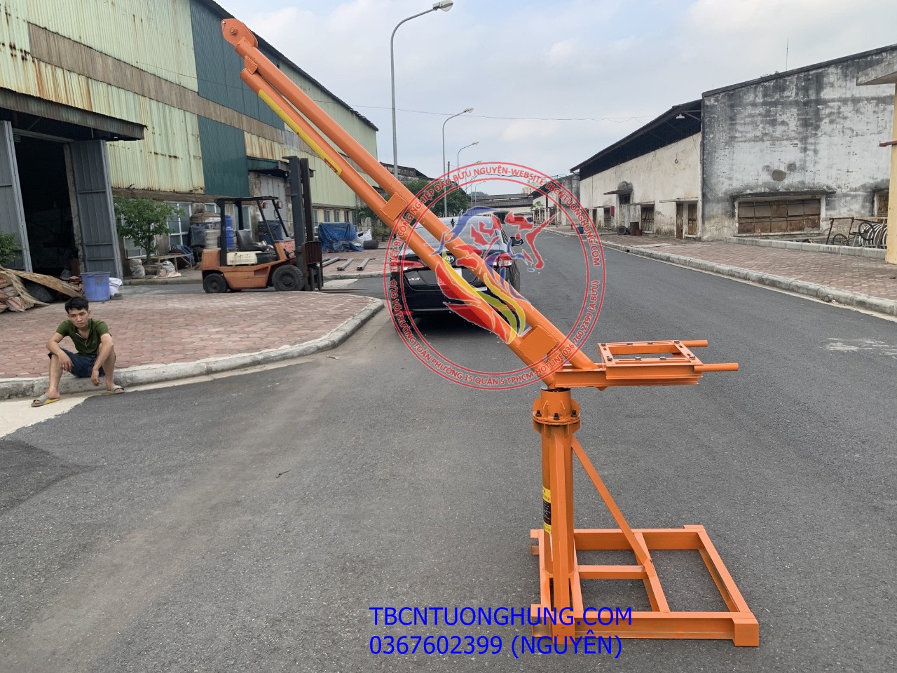 Khung cẩu xoay 500kg 360 độ Taiwan type