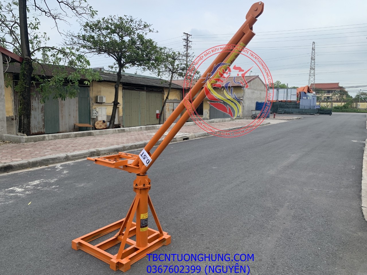 Khung cẩu xoay 500kg 360 độ Taiwan type