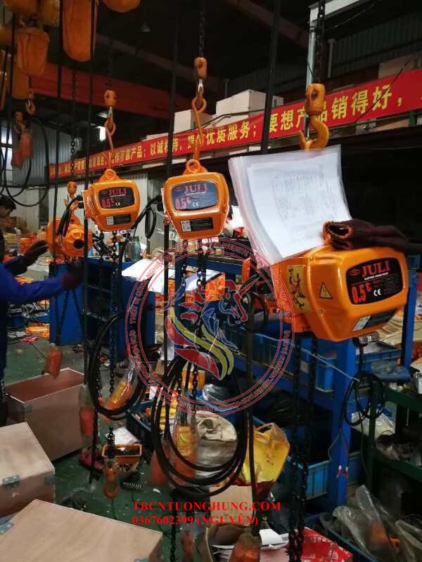 PALANG XÍCH ĐIỆN JULI 0.5 TẤN 500KG KITO JAPAN TYPE