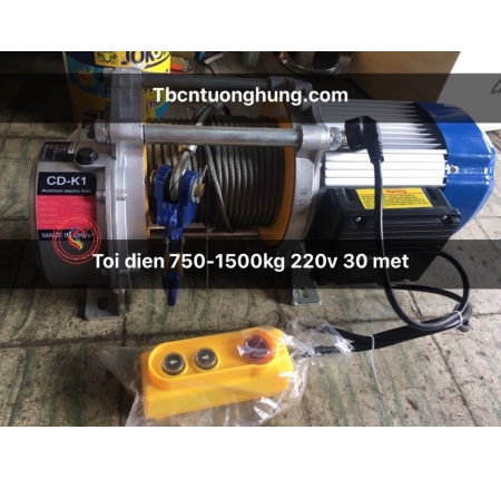 TỜI ĐIỆN KCD 750/1500 KG ĐA NĂNG 