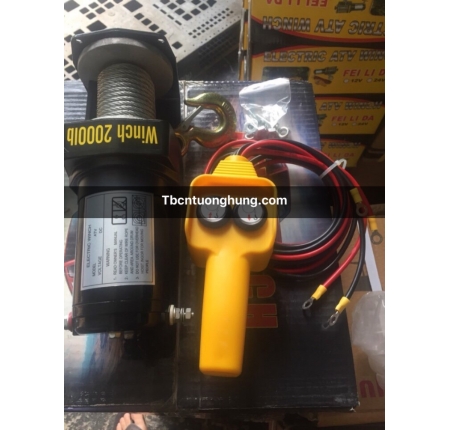 Tời điện bình 2000lbs 12v 24v taiwan