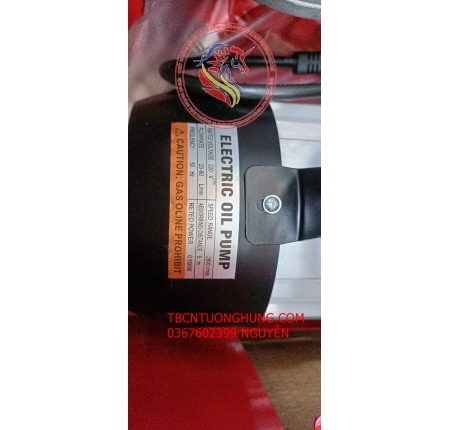 Bơm dầu nhớt điện có đồng hồ lưu lượng taiwan 