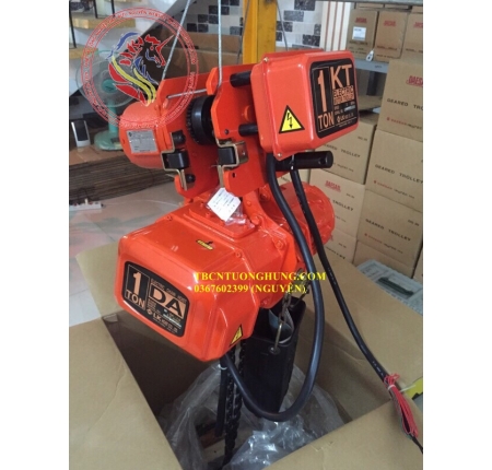 PALANG XÍCH ĐIỆN DI CHUYỂN 1 TẤN 1000KG LK HÀN QUỐC