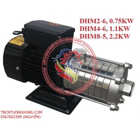 MÁY BƠM ĐA TẦNG CÁNH ĐẦU INOX LIUP DHM