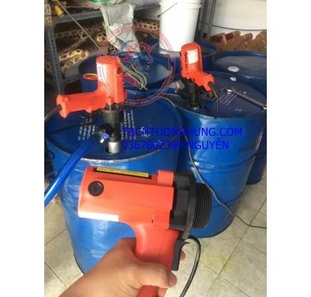 Bơm dầu điện Hangrun 700w thùng phuy