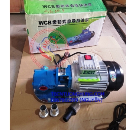 Máy bơm dầu nhớt bánh răng WCB-75 220v taiwan