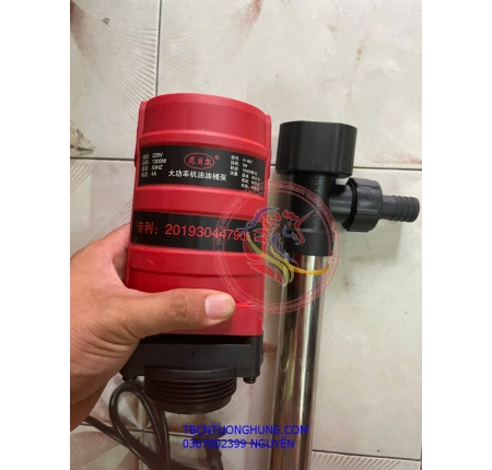 Bơm điện inox thùng phuy H887