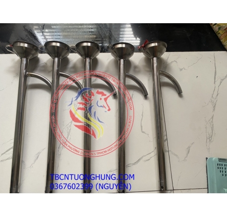 Bơm hóa chất kéo tay inox 304 60 cm taiwan type
