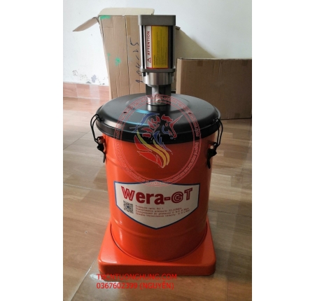BƠM MỠ BÒ KHÍ NÉN WERA 40 LÍT TAIWAN CAO CẤP