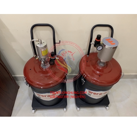 BƠM MỠ BÒ KHÍ NÉN WERA 40 LÍT TAIWAN CAO CẤP