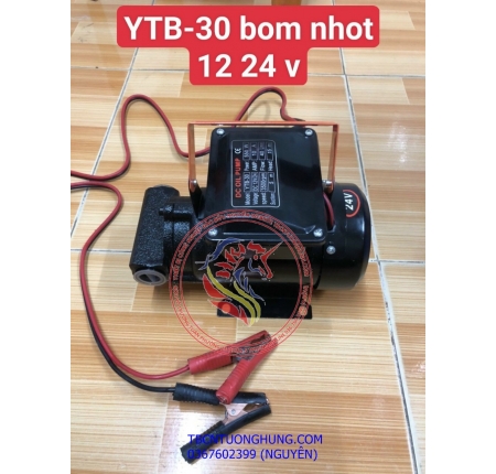 Bơm dầu nhớt thủy lực YTB-30 12v 24v Taiwan