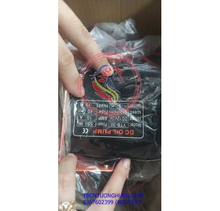 Bơm dầu nhớt thủy lực YTB-30 12v 24v Taiwan