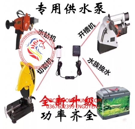 BƠM NƯỚC MINI MÁY CẮT GẠCH RÃNH TƯỜNG 12V TAIWAN