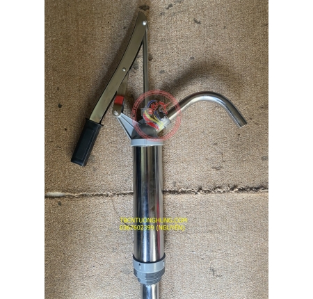 BƠM HÓA CHẤT TAY GẠT INOX THÙNG PHUY 200 LÍT TAIWAN