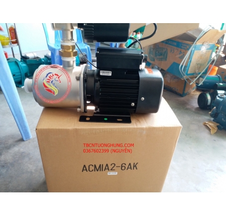 BƠM NƯỚC INOX TỰ ĐỘNG EWARA 1 HP 750W ITALY