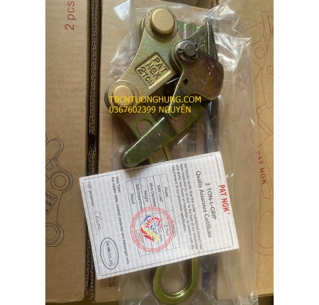 Cóc kẹp cáp S-2000CL 2 tấn PAT NGK 4mm-22mm Taiwan