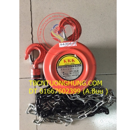 PALANG XÍCH KÉO TAY NICHI TRUNG QUỐC 1 TẤN 3 MÉT