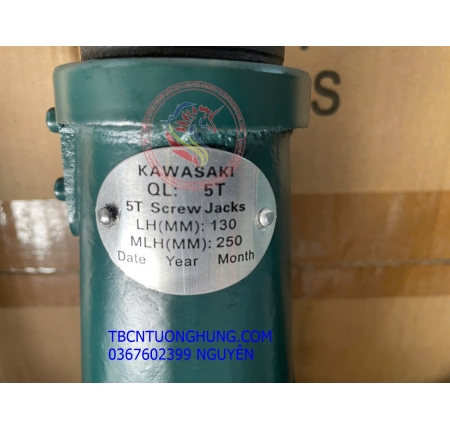 Đội kích răng cơ khí kawasaki 5 tấn
