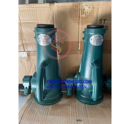 Đội kích răng cơ khí kawasaki 5 tấn