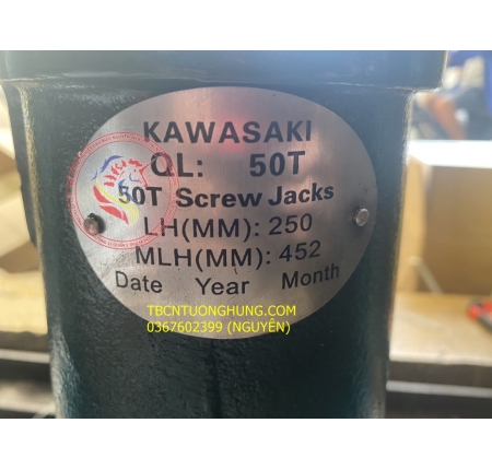 Đội (Kích) Răng Cơ Khí Kawasaki 50 tấn