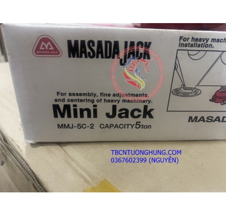 Đội (kích) thủy lực lùn Masada MMJ-5c-2 5 tấn Japan