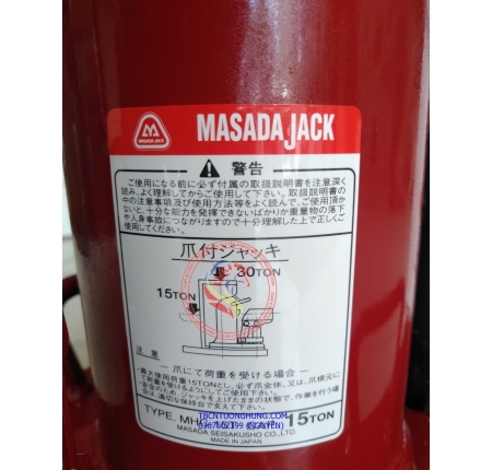 Đội (kích) móc thủy lực masada 30 tấn MHC-15T japan
