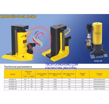 ĐỘI MÓC THỦY LỰC 10 TẤN TLP HHQD-10