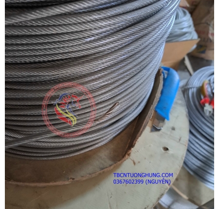 Gia công cáp inox bọc nhựa