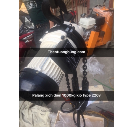 PALANG XÍCH ĐIỆN 1000KG KIO TYPE 220V TAIWAN