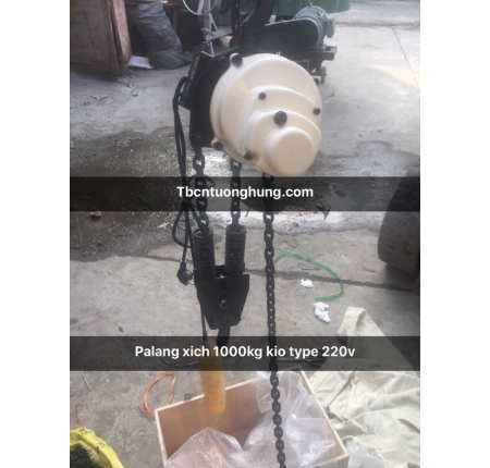PALANG XÍCH ĐIỆN 1000KG KIO TYPE 220V TAIWAN