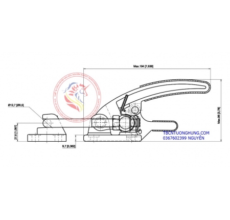Kẹp định vị GH40360,cam kẹp chốt GH40360
