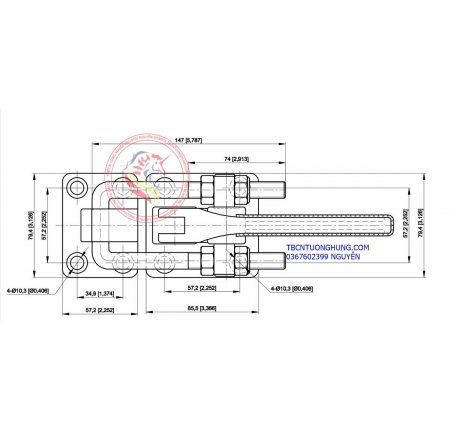 Kẹp định vị GH40380,cam kẹp chốt GH40380