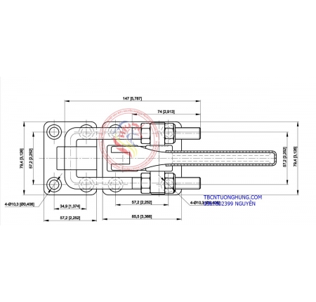 Kẹp định vị inox 304 GH40380ss