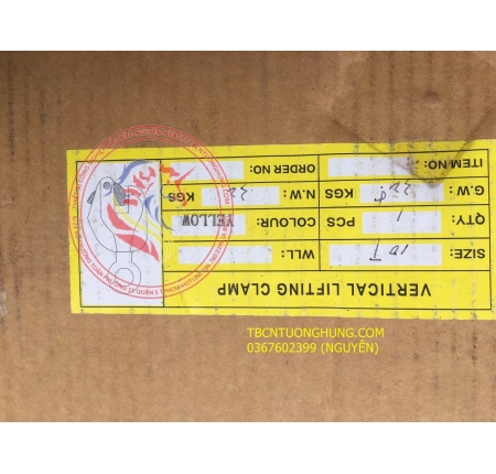 KẸP TÔN ĐỨNG KONDO 10 TẤN 10000KG CDH