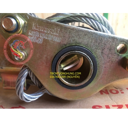 TỜI CÁP LẮC TAY 2 TẤN KAWASAKI WRP-2000