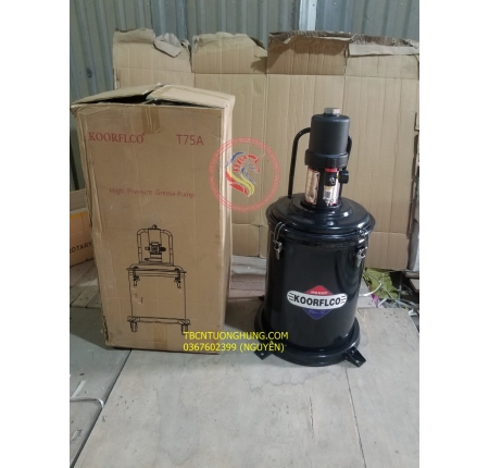 Máy bơm mỡ bò khí nén koorflco 40 lít chuyên dụng taiwan