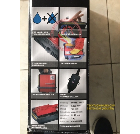 MÁY CẮT GẠCH GỖ BÀN MINI 220V