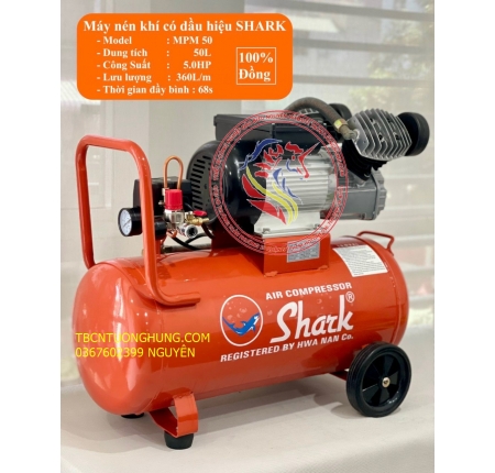 Bơm nén khi Shark MPM 50 5hp 50 lít
