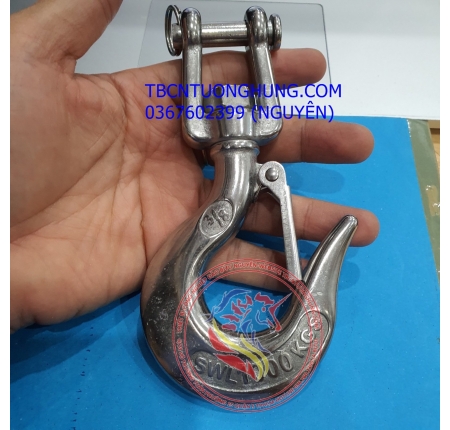 MÓC CẨU XOAY INOX 304 ĐẦU MA NÍ