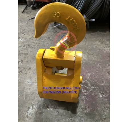 Pully móc cẩu 2 rãnh palang cáp điện china