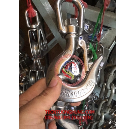 MÓC CẨU XOAY INOX 350KG,650KG,1000KG,1 TẤN