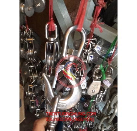 MÓC CẨU XOAY INOX 350KG,650KG,1000KG,1 TẤN