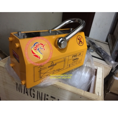 NAM CHÂM NÂNG HÀNG TAY GẠT KAWASAKI 1 TẤN 1000KG PML10