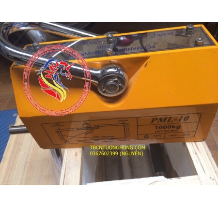 NAM CHÂM NÂNG HÀNG TAY GẠT KAWASAKI 1 TẤN 1000KG PML10