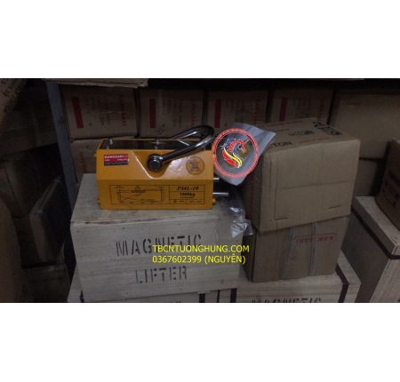 NAM CHÂM NÂNG HÀNG TAY GẠT KAWASAKI 1 TẤN 1000KG PML10