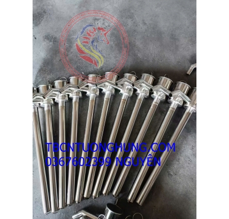 Ống bơm dầu inox kéo tay 60cm