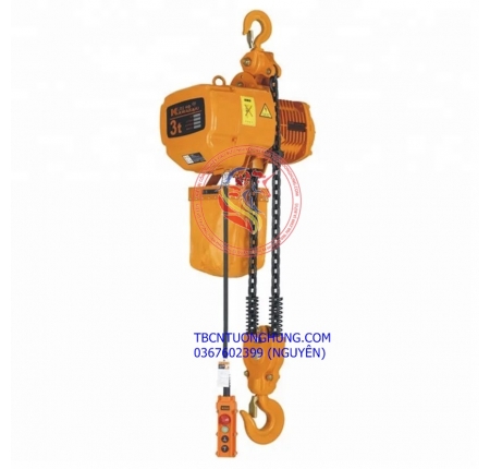 Palang xích điện cố định Kawasaki 2 tấn 6 mét