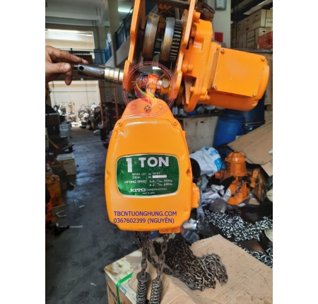 PALANG XÍCH ĐIỆN KITO 1 TẤN JAPAN 220V