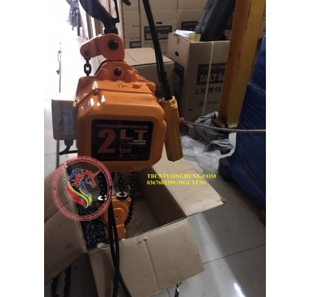 PALANG XÍCH ĐIỆN DI CHUYỂN 2 TẤN 2000KG LK HÀN QUỐC